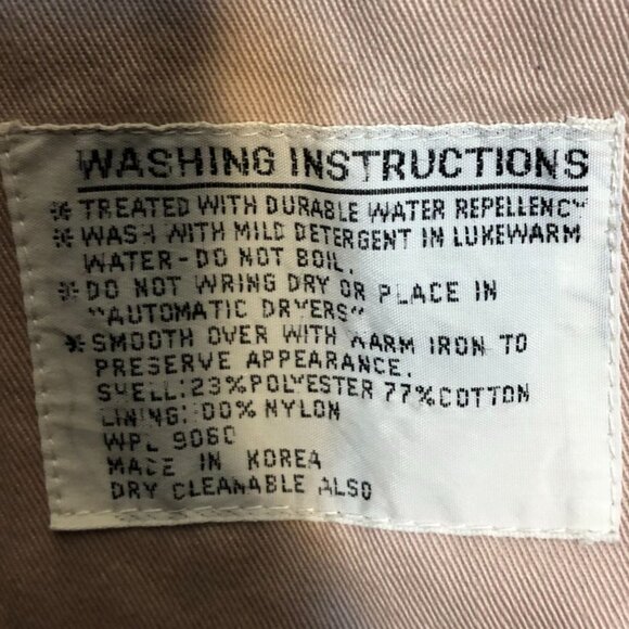 Freddi Gail Woman's Trench Coat Size 7 Double-Breasted Beige Collared Travel - Picture 6 of 13